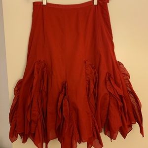 Odille - Gorgeous Red Skirt - Size 2 💃🏻